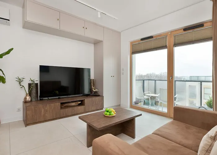 Modern And Elegant Filarskiego In With Air Conditioning & Parking And Gym By Renters Prestige Appartement Gdańsk